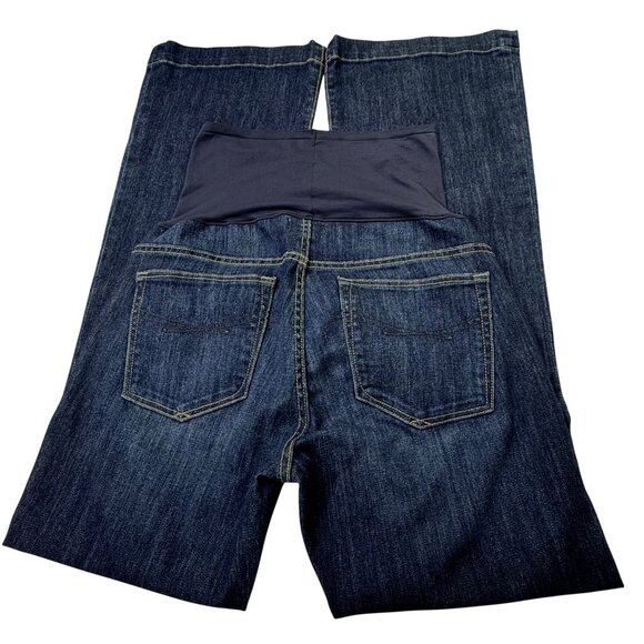 Gap 1969 Maternity Jeans NEW Long and Lean Bootcut Dark Wash 29/8R - Picture 3 of 11